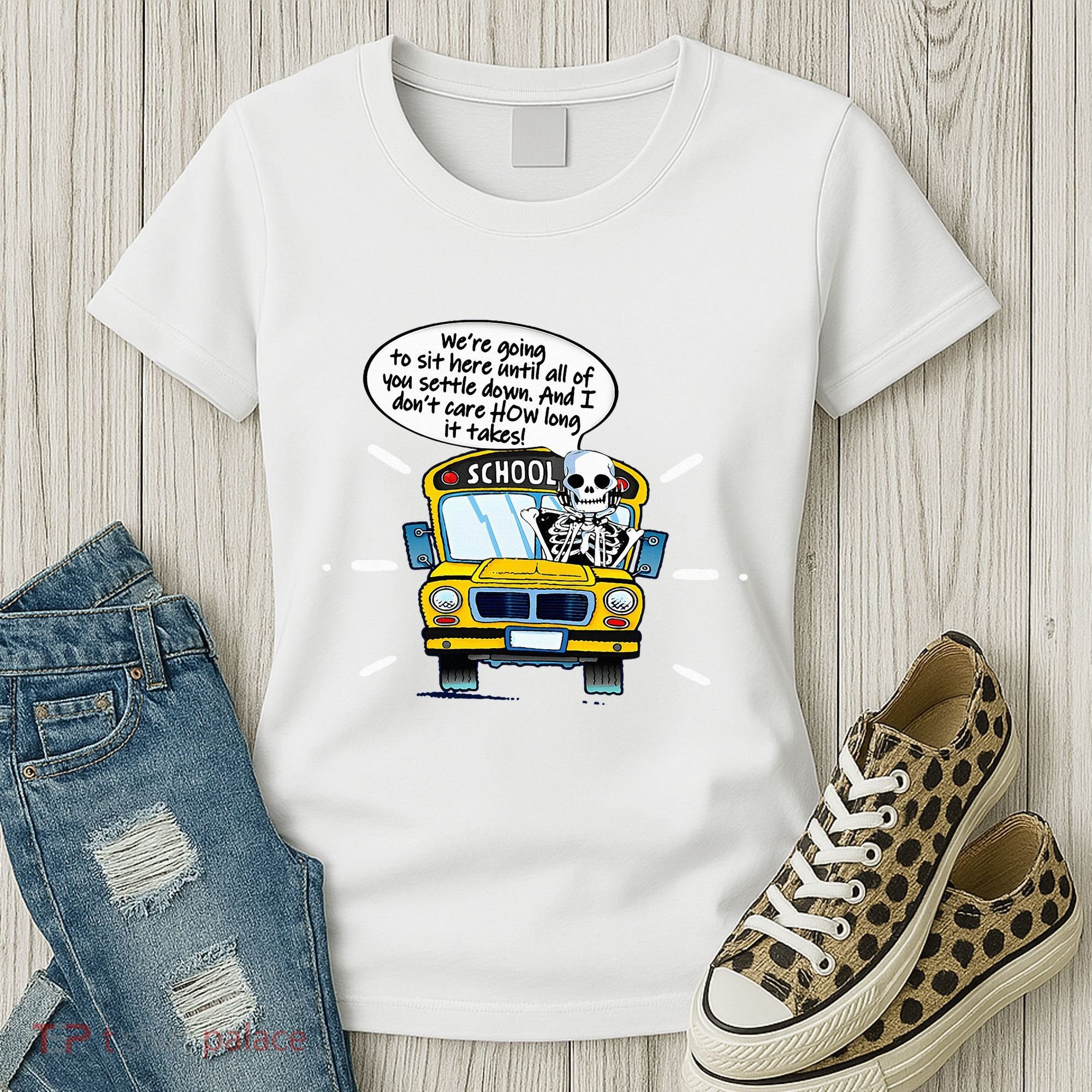 WeRe Going To Sit Here Until All Of You Settle Down Women's T-Shirt