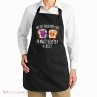 We Go Together Like Peanut Butter & Jelly Couple Apron thumb 2