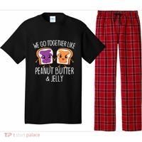 We Go Together Like Peanut Butter & Jelly Couple Pajama Set thumb 0