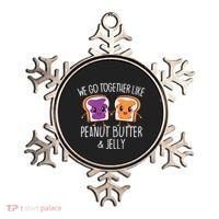 We Go Together Like Peanut Butter & Jelly Couple Ornament thumb 0