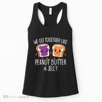 We Go Together Like Peanut Butter & Jelly Couple Women's Tank Top thumb 0