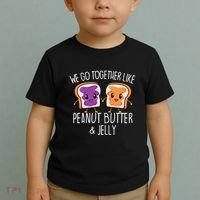 We Go Together Like Peanut Butter & Jelly Couple Toddler T-Shirt thumb 2