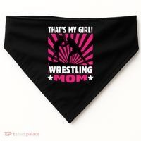 Wrestling Gift - That's My - Wrestling Mom Gift USA-Made Doggie Bandana thumb 0