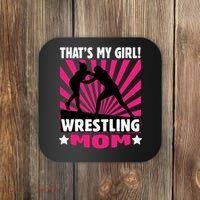 Wrestling Gift - That's My - Wrestling Mom Gift Coaster thumb 0