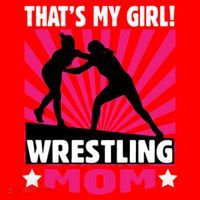 Wrestling Gift - That's My - Wrestling Mom Gift Santa Hat thumb 1