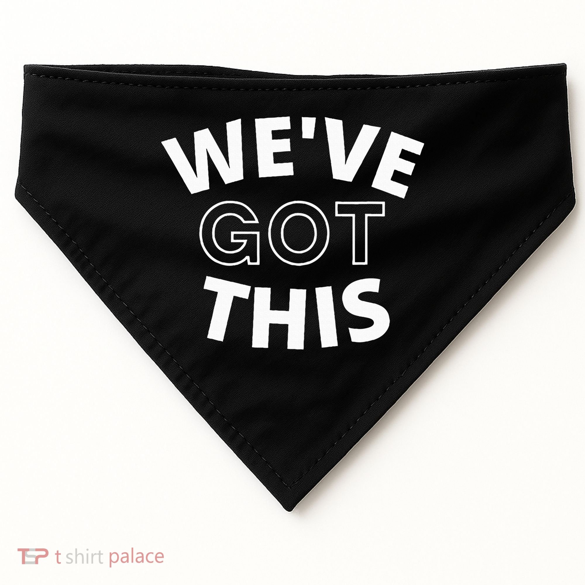 We Got This funny sayings USA-Made Doggie Bandana