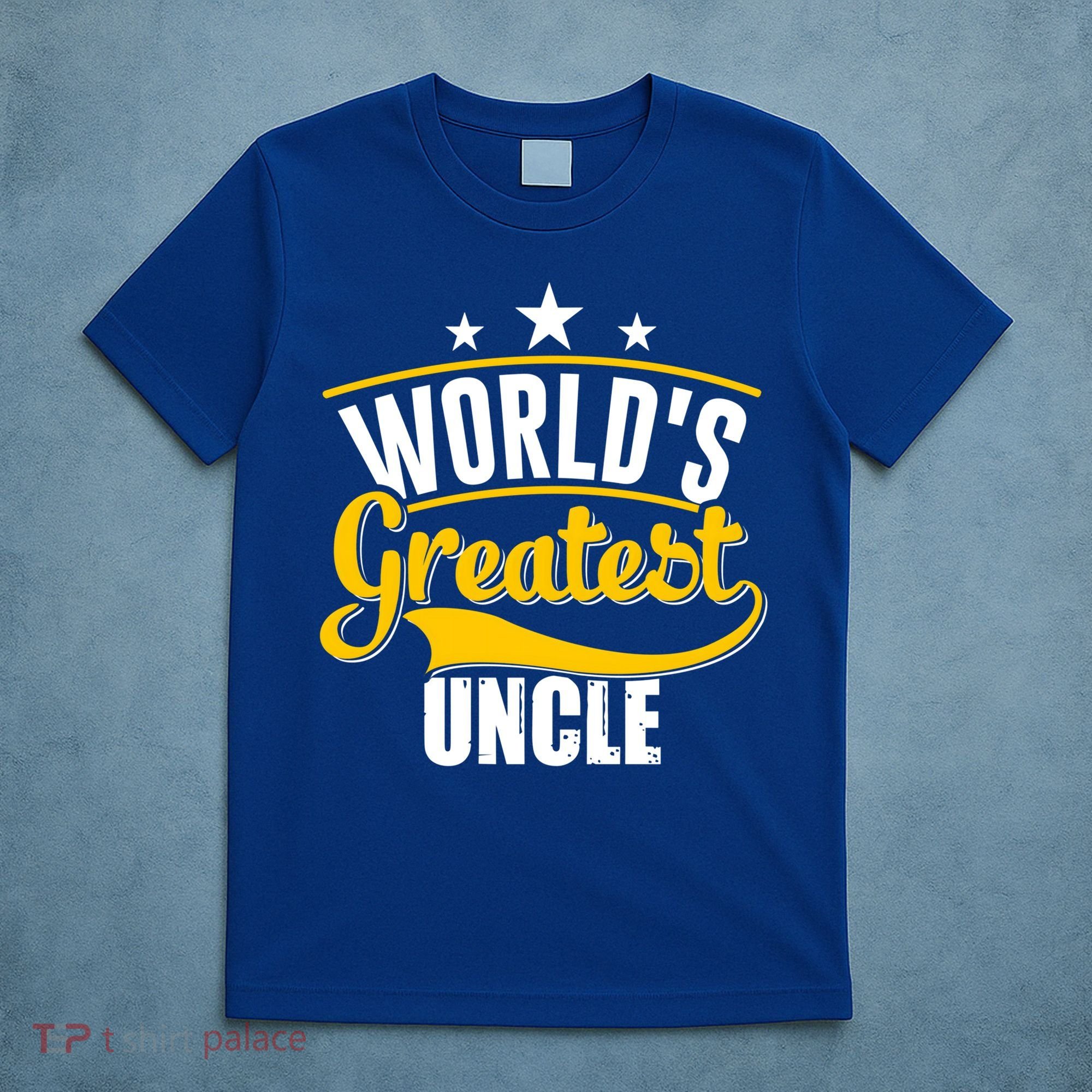 Worlds Greatest Uncle Daddy Dad Fathers Day Vintage Gift Cute Gift T-Shirt