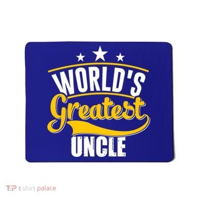 Worlds Greatest Uncle Daddy Dad Fathers Day Vintage Gift Cute Gift Mousepad