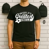 Worlds Greatest Uncle Funny Fathers Day T-Shirt thumb 6