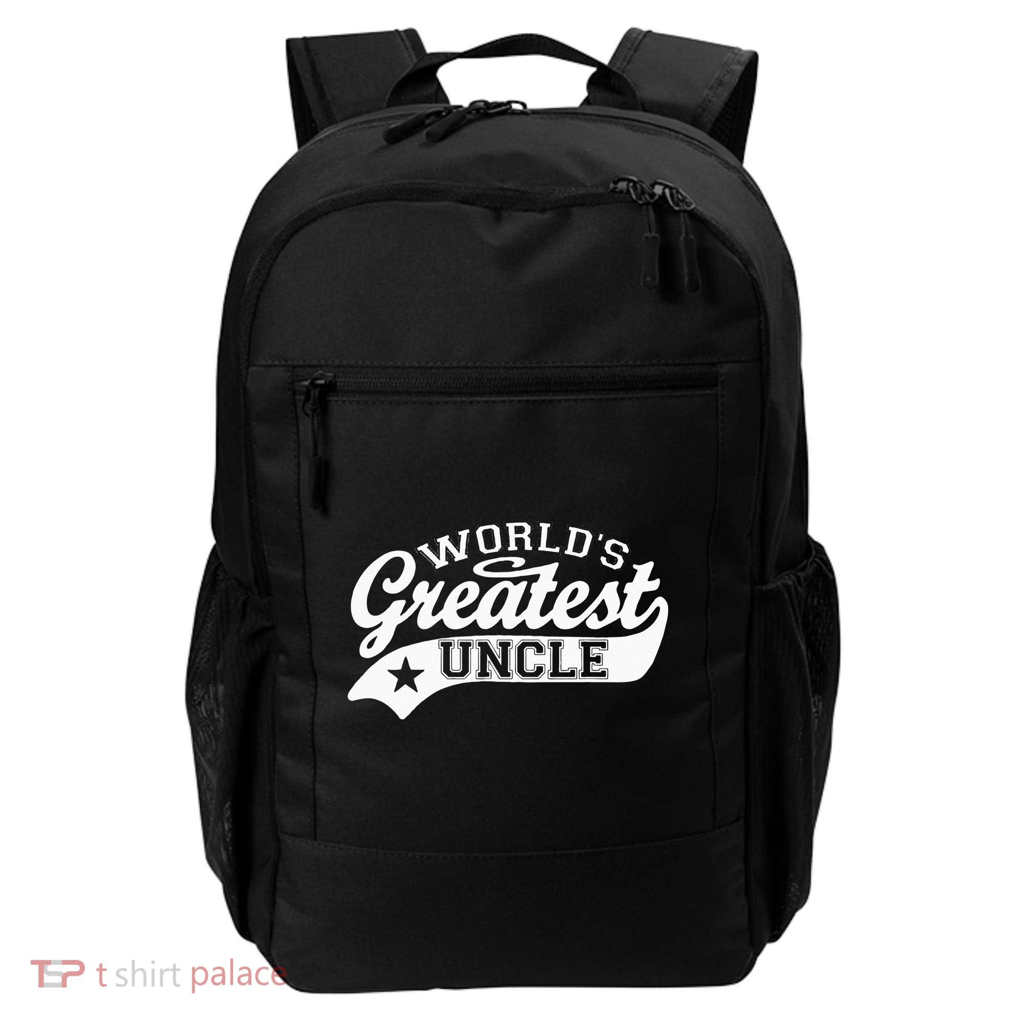 Worlds Greatest Uncle Funny Fathers Day Backpack