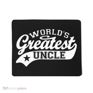 Worlds Greatest Uncle Funny Fathers Day Mousepad