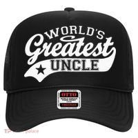 Worlds Greatest Uncle Funny Fathers Day Hat thumb 0