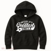 Worlds Greatest Uncle Funny Fathers Day Kids Hoodie thumb 0