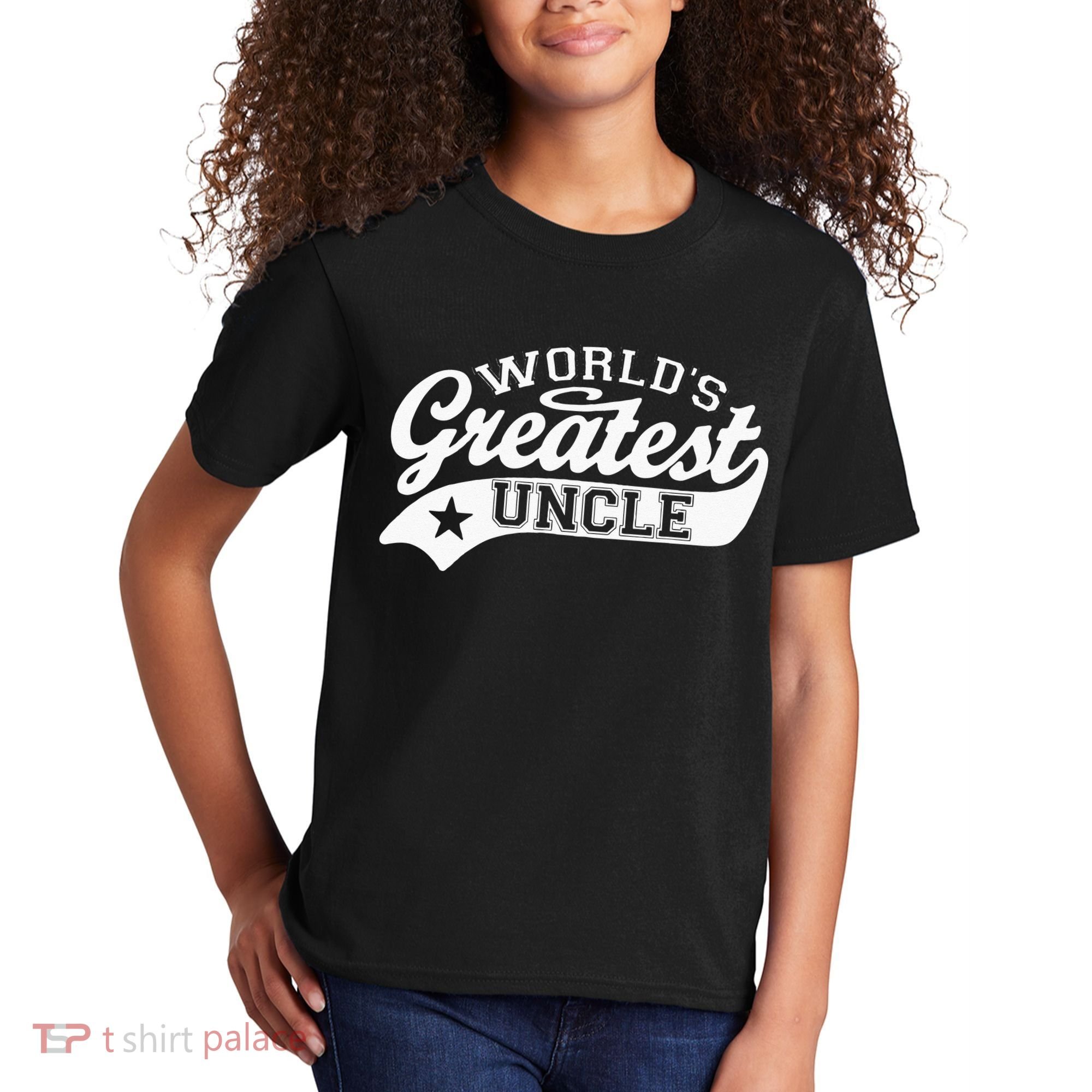 Worlds Greatest Uncle Funny Fathers Day Kids T-Shirt