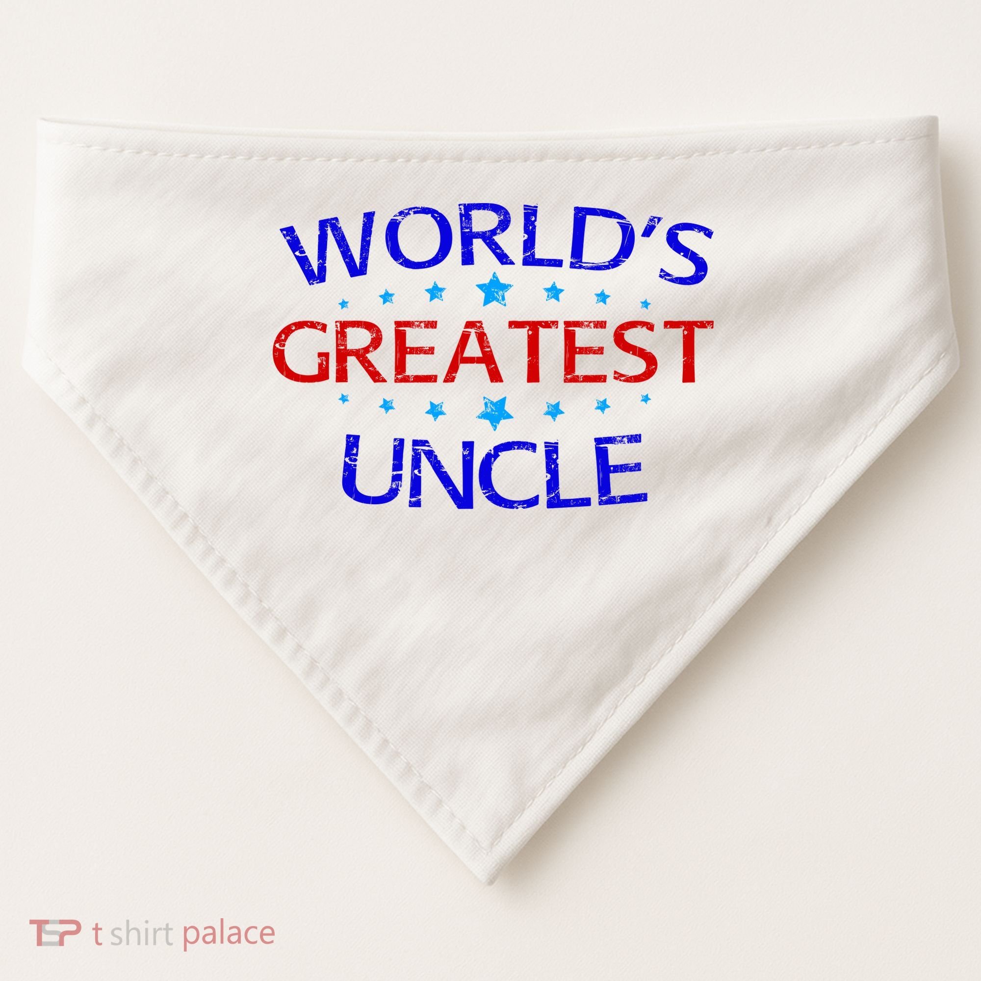 World's Greatest Uncle USA-Made Doggie Bandana
