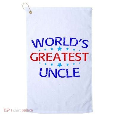 World's Greatest Uncle Golf Towel