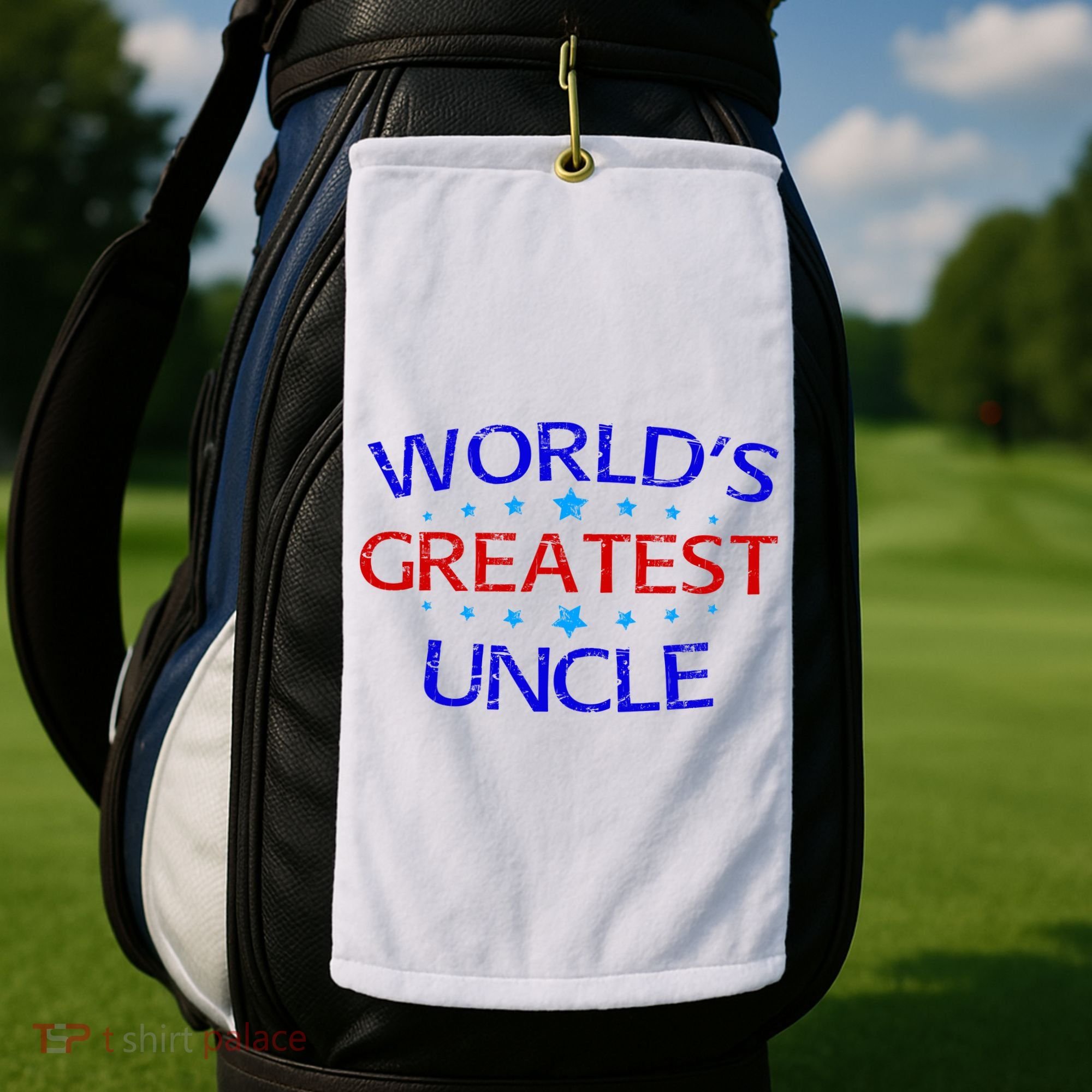 World's Greatest Uncle Golf Towel