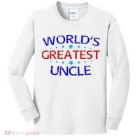 World's Greatest Uncle Kids Long Sleeve Shirt thumb 0