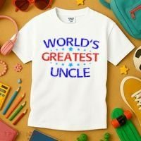 World's Greatest Uncle Kids T-Shirt thumb 3