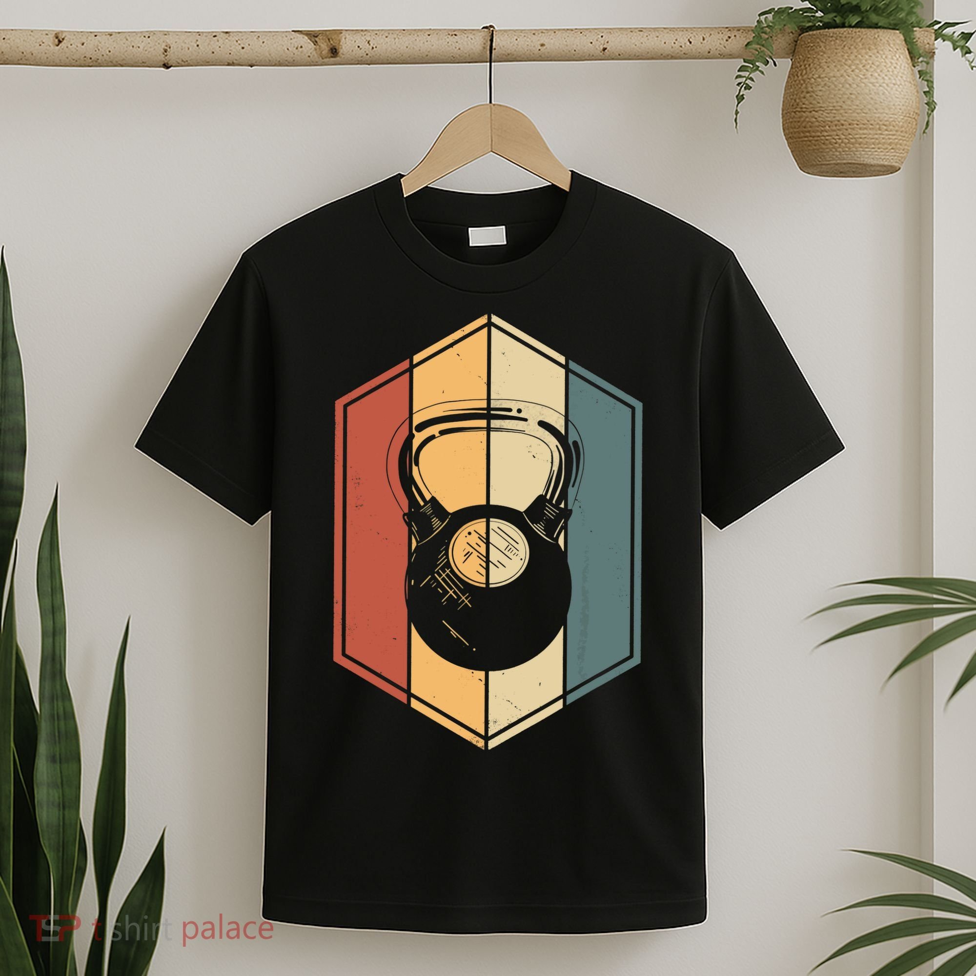 Workout Gifts Vintage Kettlebell Fitness Gym Weight Lifting T-Shirt