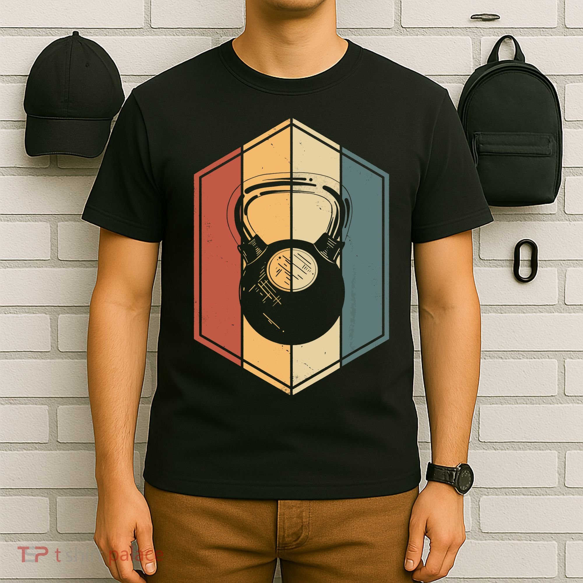 Workout Gifts Vintage Kettlebell Fitness Gym Weight Lifting T-Shirt