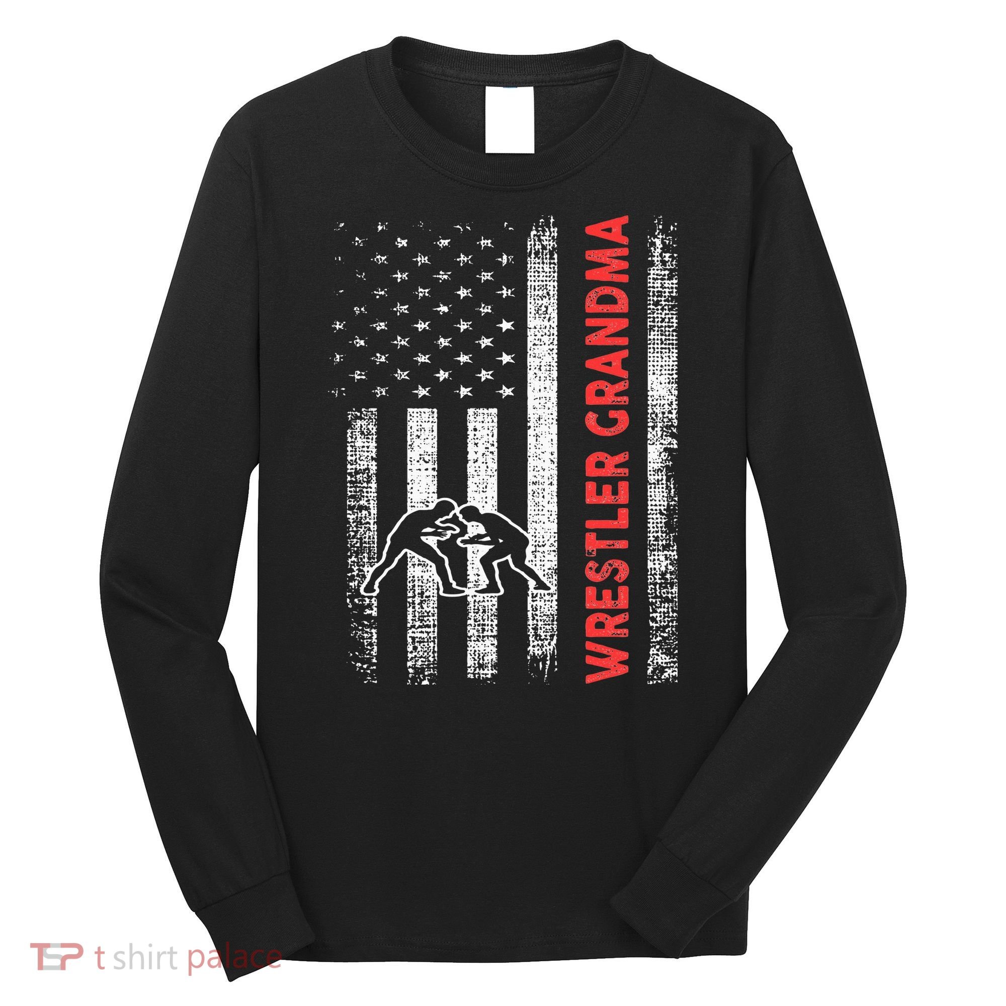 Wrestling Grandma Long Sleeve Shirt