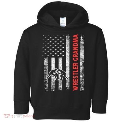 Wrestling Grandma Toddler Hoodie