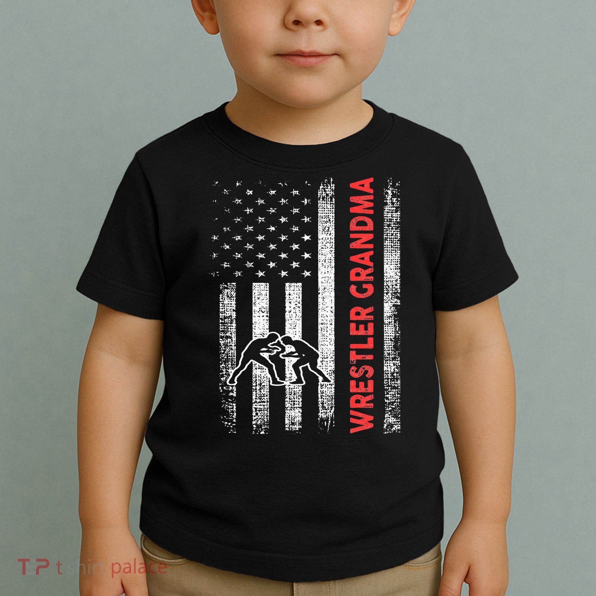 Wrestling Grandma Toddler T-Shirt