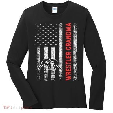 Wrestling Grandma Women's Long Sleeve Shirt