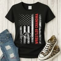 Wrestling Grandma Women's T-Shirt thumb 3