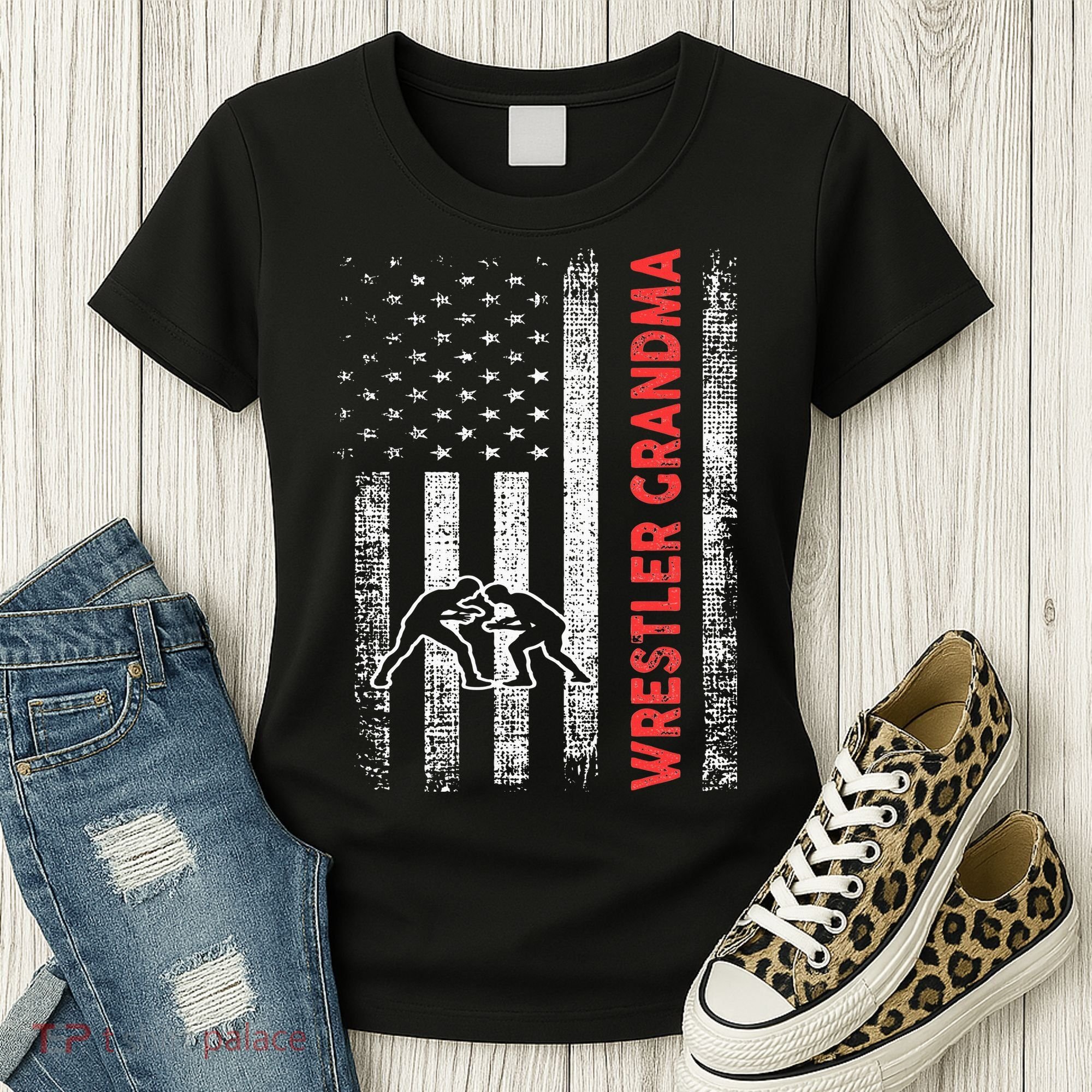 Wrestling Grandma Women's T-Shirt
