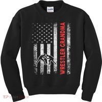 Wrestling Grandma Kids Sweatshirt thumb 0