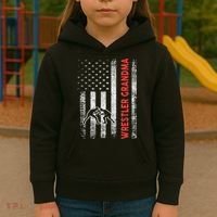Wrestling Grandma Kids Hoodie thumb 3