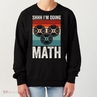 Weightlifting Gym Workout Lover Shhh Im Doing Math Women's Sweatshirt thumb 0