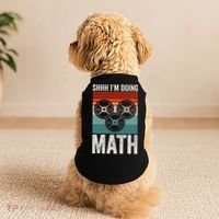 Weightlifting Gym Workout Lover Shhh Im Doing Math Doggie Tank thumb 2