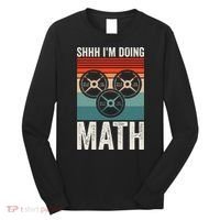 Weightlifting Gym Workout Lover Shhh Im Doing Math Long Sleeve Shirt thumb 0