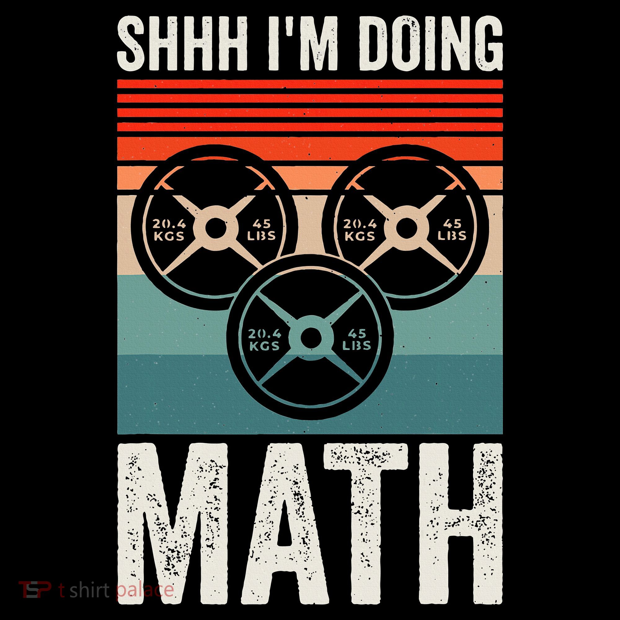 Weightlifting Gym Workout Lover Shhh Im Doing Math Sweatshirt