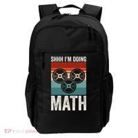 Weightlifting Gym Workout Lover Shhh Im Doing Math Backpack thumb 0