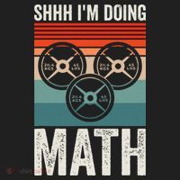 Weightlifting Gym Workout Lover Shhh Im Doing Math Beanie thumb 2