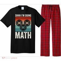 Weightlifting Gym Workout Lover Shhh Im Doing Math Pajama Set thumb 0