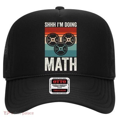 Weightlifting Gym Workout Lover Shhh Im Doing Math Hat