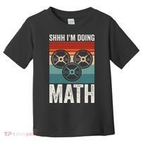 Weightlifting Gym Workout Lover Shhh Im Doing Math Toddler T-Shirt thumb 0