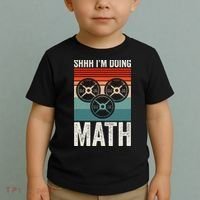 Weightlifting Gym Workout Lover Shhh Im Doing Math Toddler T-Shirt thumb 2