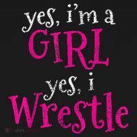Wrestler Girl Wrestling Vintage T-Shirt thumb 7