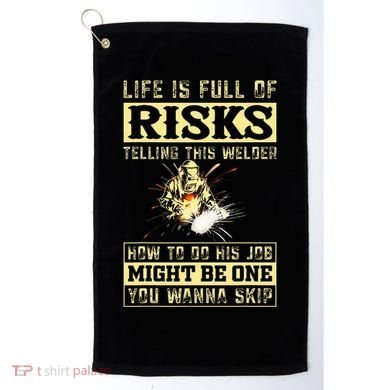 Welding Gear Welder Golf Towel
