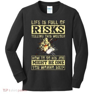 Welding Gear Welder Kids Long Sleeve Shirt