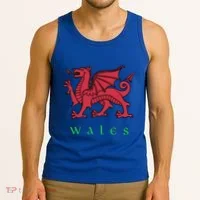 Wales Gift Welsh Red Dragon Cymru Tank Top thumb 3