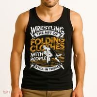 Wrestling Gifts  Wrestlers Wrestle Coach Boys  Tank Top thumb 3