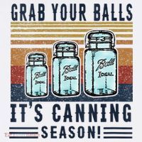 Womens Grab Your Balls Its Canning Season Hoodie thumb 2