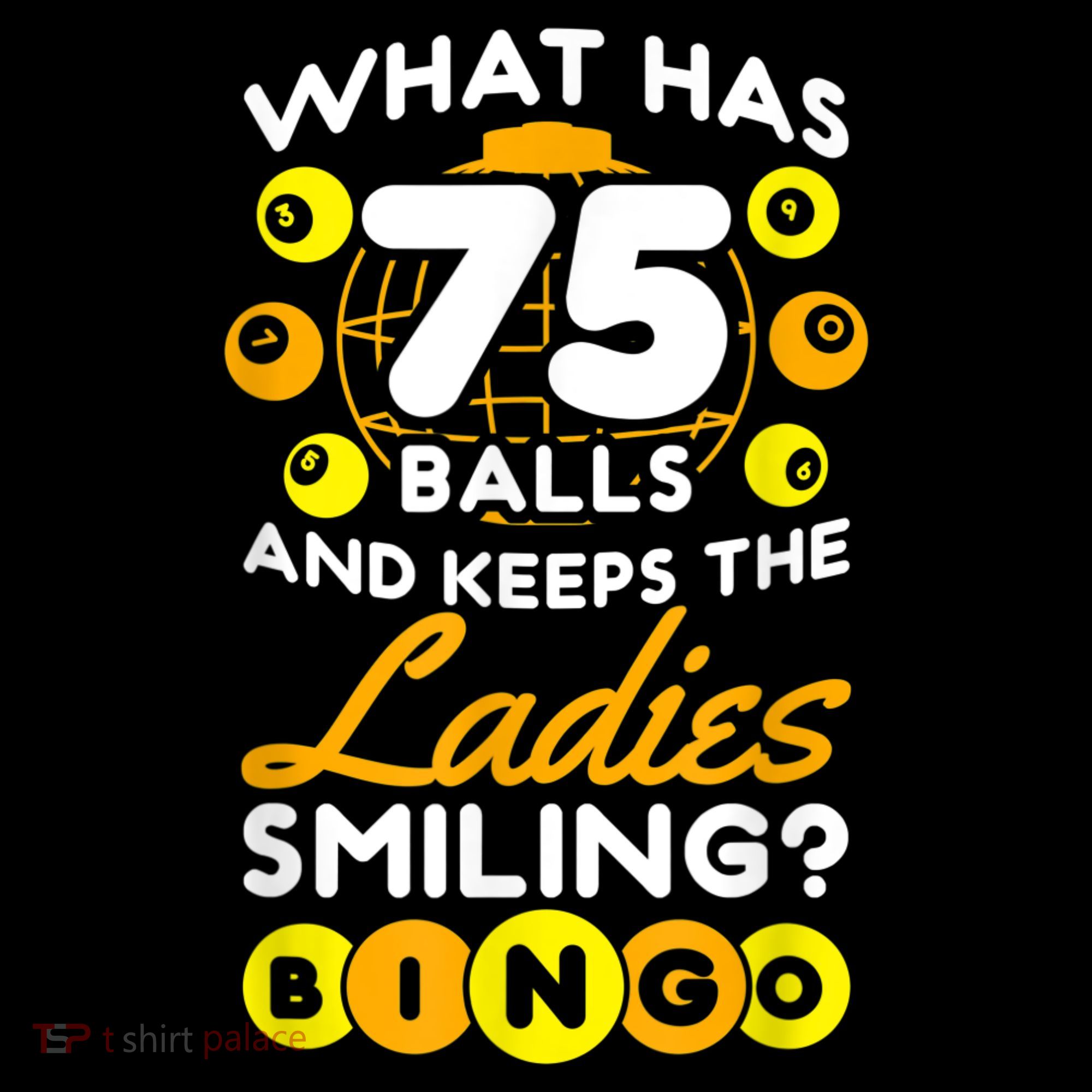 What Has 75 Balls And Keeps The Ladies Smiling Women's Hoodie